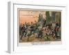 Battle in the Cemetary of Saint-Privat-null-Framed Giclee Print