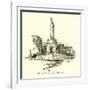 Battle Monument, Baltimore-null-Framed Giclee Print