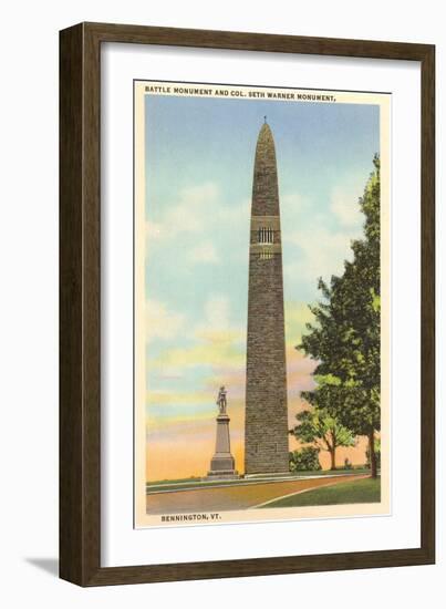Battle Monument, Bennington, Vermont-null-Framed Art Print