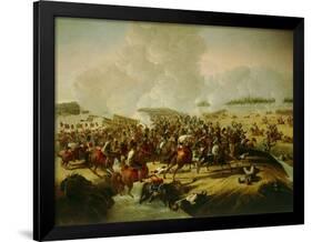 Battle Near Hanau, Schermish During Battle of Leipzig-Giuseppe Bernardino Bison-Framed Giclee Print