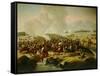 Battle Near Hanau, Schermish During Battle of Leipzig-Giuseppe Bernardino Bison-Framed Stretched Canvas