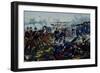 Battle Near Metz, August 18, 1870, Franco-Prussian War-null-Framed Giclee Print