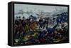 Battle Near Metz, August 18, 1870, Franco-Prussian War-null-Framed Stretched Canvas