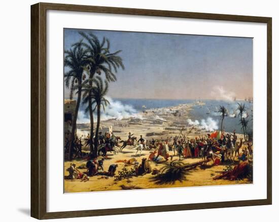 Battle of Aboukir, 25 July 1799-Louis-François, Baron Lejeune-Framed Giclee Print