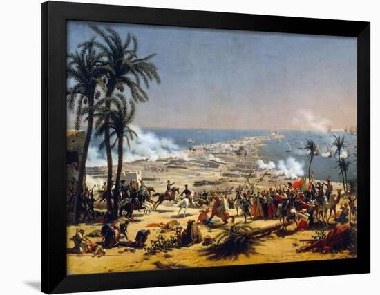 Battle of Aboukir, 25 July 1799-Louis-François, Baron Lejeune-Framed Giclee Print