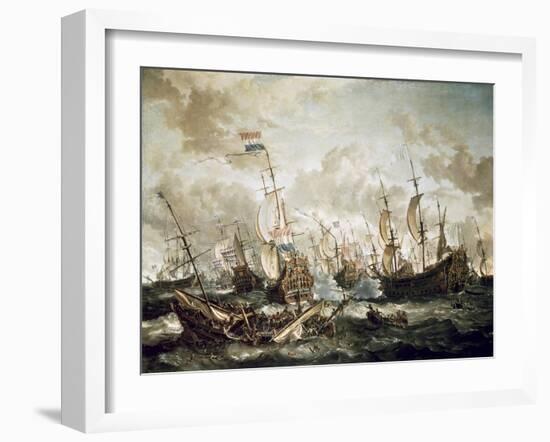 Battle of Abukir-null-Framed Art Print