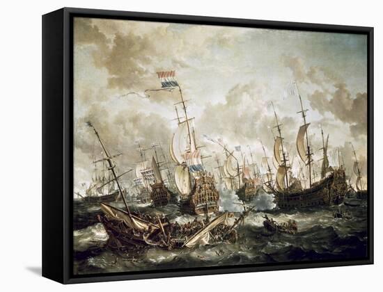 Battle of Abukir-null-Framed Stretched Canvas