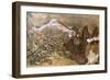 Battle of Adwa, First and Second Battalion of Riflemen on Mount Rajo, March 1, 1896-null-Framed Giclee Print