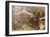 Battle of Adwa, First and Second Battalion of Riflemen on Mount Rajo, March 1, 1896-null-Framed Giclee Print