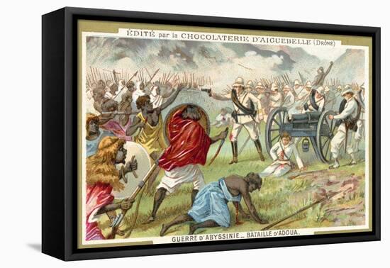 Battle of Adwa, First Italo-Ethiopian War, 1896-null-Framed Stretched Canvas