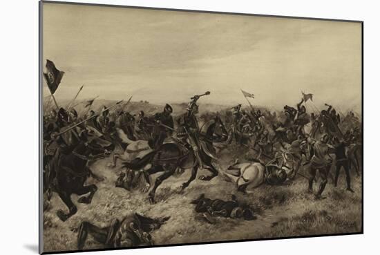 Battle of Agincourt; 1415-Henri-Louis Dupray-Mounted Giclee Print