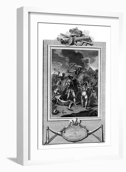 Battle of Agincourt, Hundred Years War, October 1415-A Smith-Framed Giclee Print