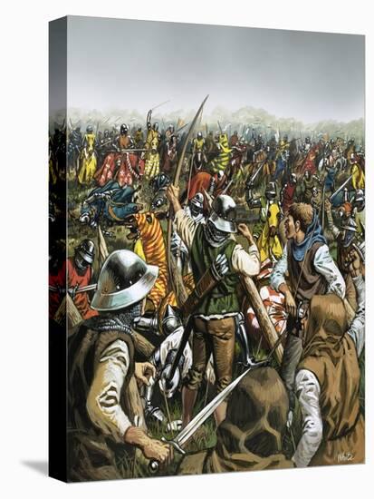 Battle of Agincourt-Mike White-Stretched Canvas