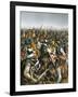 Battle of Agincourt-Mike White-Framed Giclee Print