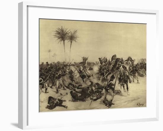 Battle of Alexandria, 1801-Henri-Louis Dupray-Framed Giclee Print