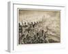 Battle of Alexandria: The 28th Regiment in Action During the Battle-J. Marshman-Framed Art Print