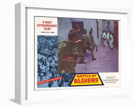 Battle of Algiers, 1968-null-Framed Art Print