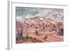 Battle of Allatoona Pass, Pub. L Prang & Co., 1886 (Colour Litho)-Thure De Thulstrup-Framed Giclee Print