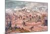 Battle of Allatoona Pass, Pub. L Prang & Co., 1886 (Colour Litho)-Thure De Thulstrup-Mounted Giclee Print