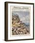Battle of Amba Alagi, Front Page of 'La Domenica Del Corriere', 18th May 1941-null-Framed Giclee Print
