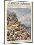 Battle of Amba Alagi, Front Page of 'La Domenica Del Corriere', 18th May 1941-null-Mounted Giclee Print