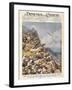 Battle of Amba Alagi, Front Page of 'La Domenica Del Corriere', 18th May 1941-null-Framed Giclee Print