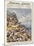 Battle of Amba Alagi, Front Page of 'La Domenica Del Corriere', 18th May 1941-null-Mounted Giclee Print