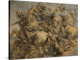 Battle of Anghiari-Peter Paul Rubens-Stretched Canvas