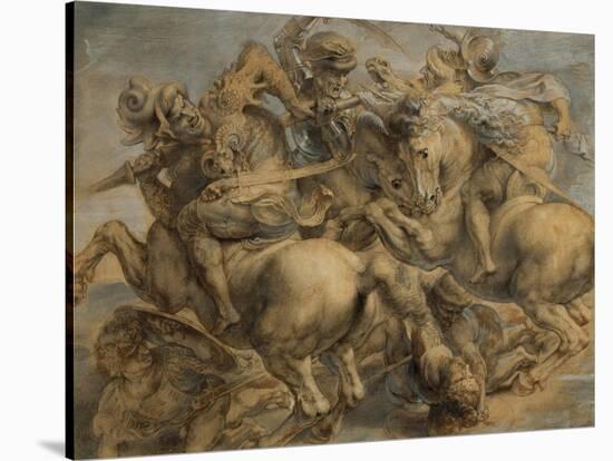 Battle of Anghiari-Peter Paul Rubens-Stretched Canvas