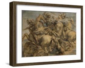 Battle of Anghiari-Peter Paul Rubens-Framed Giclee Print