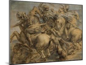 Battle of Anghiari-Peter Paul Rubens-Mounted Giclee Print