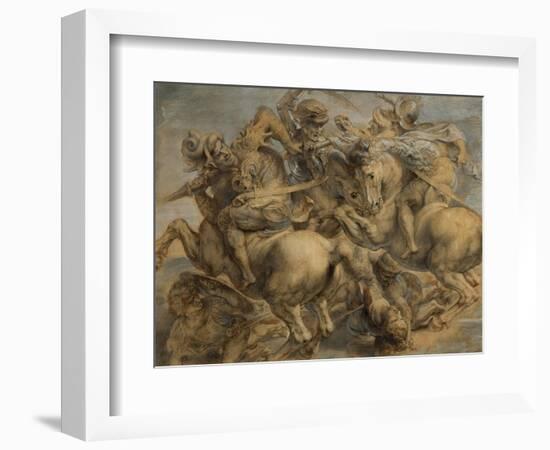 Battle of Anghiari-Peter Paul Rubens-Framed Giclee Print