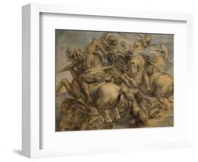 Battle of Anghiari-Peter Paul Rubens-Framed Giclee Print