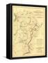 Battle of Antietam - Civil War Panoramic Map - Antietam, MD-Lantern Press-Framed Stretched Canvas