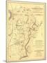 Battle of Antietam - Civil War Panoramic Map - Antietam, MD-Lantern Press-Mounted Art Print