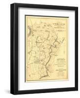 Battle of Antietam - Civil War Panoramic Map - Antietam, MD-Lantern Press-Framed Art Print