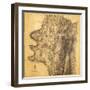 Battle of Antietam - Civil War Panoramic Map - Antietam, MD-Lantern Press-Framed Art Print