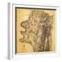 Battle of Antietam - Civil War Panoramic Map - Antietam, MD-Lantern Press-Framed Art Print