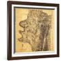 Battle of Antietam - Civil War Panoramic Map - Antietam, MD-Lantern Press-Framed Art Print