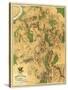 Battle of Antietam - Civil War Panoramic Map - Antietam, MD-Lantern Press-Stretched Canvas