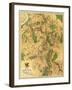 Battle of Antietam - Civil War Panoramic Map - Antietam, MD-Lantern Press-Framed Art Print