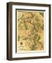 Battle of Antietam - Civil War Panoramic Map - Antietam, MD-Lantern Press-Framed Art Print