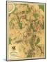 Battle of Antietam - Civil War Panoramic Map - Antietam, MD-Lantern Press-Mounted Art Print