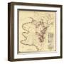 Battle of Antietam - Civil War Panoramic Map - Antietam, MD-Lantern Press-Framed Art Print