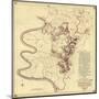 Battle of Antietam - Civil War Panoramic Map - Antietam, MD-Lantern Press-Mounted Art Print