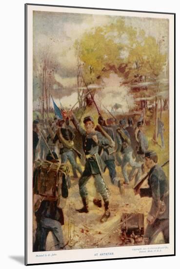 Battle of Antietam-E. Jahn-Mounted Art Print