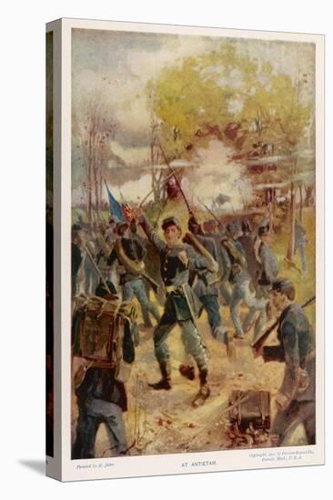 Battle of Antietam-E. Jahn-Stretched Canvas