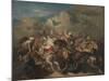 Battle of Arab Horsemen around a Standard (Bataille De Cavaliers Arabes Autour D'un Étendard), 1854-Theodore Chasseriau-Mounted Giclee Print