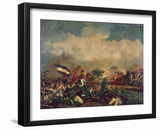 Battle of Arroyo Grande, December 6, 1842-null-Framed Giclee Print