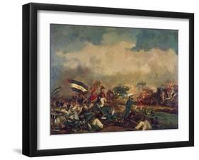 Battle of Arroyo Grande, December 6, 1842-null-Framed Giclee Print